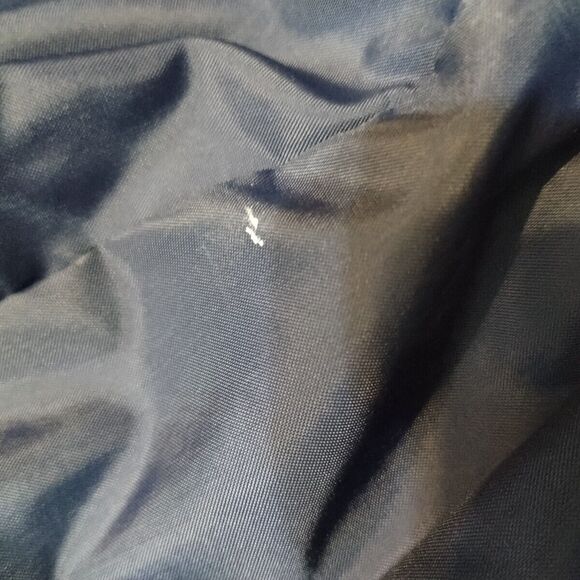 vintage adidas jacket Mens Size 2XL Navy Zip Button Parka - Picture 14 of 15